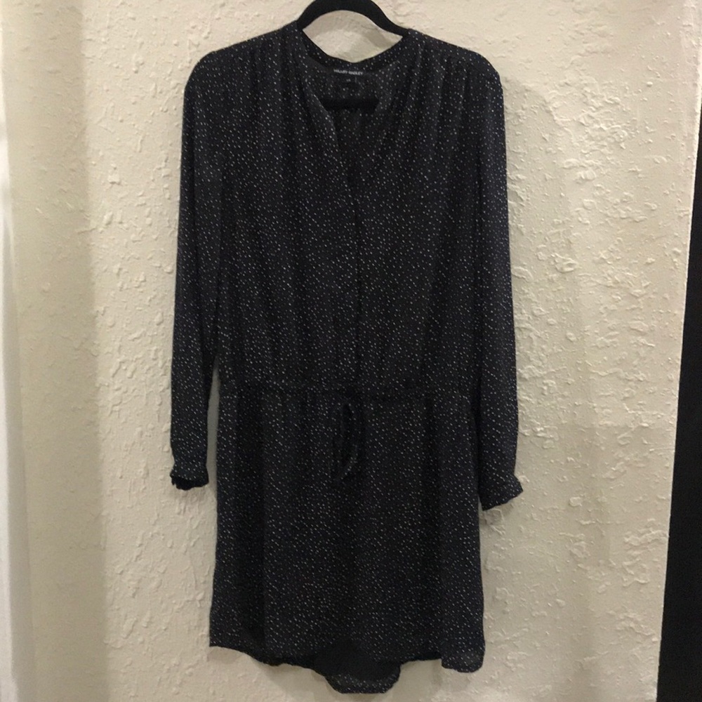 Long sleeve Dress with drawstring waist